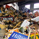 An Ames, IA warehouse bears the brunt of the fallout from Americans' decision to leave the presidential race.